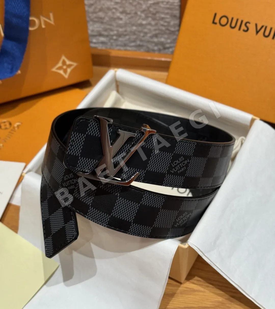 루이비통 JD350-INITIALES 40mm 리버서블 벨트 173361