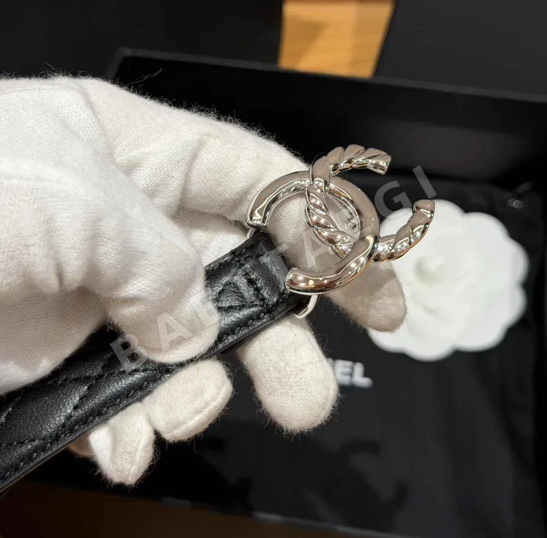샤넬 퀼팅 램스킨 벨트 20mm 상세 이미지 8