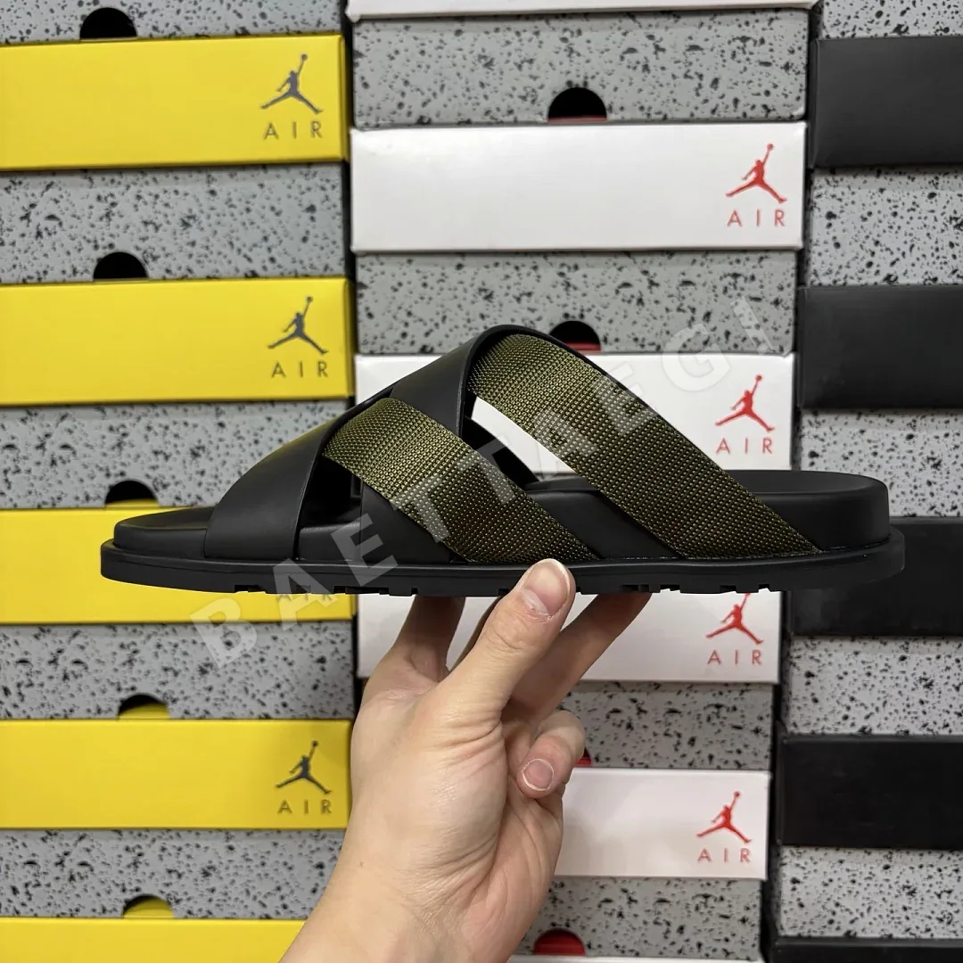 에르메스 [YX] 블랙 그린 205761 Hermes Chypre Sandal 상세 이미지 9