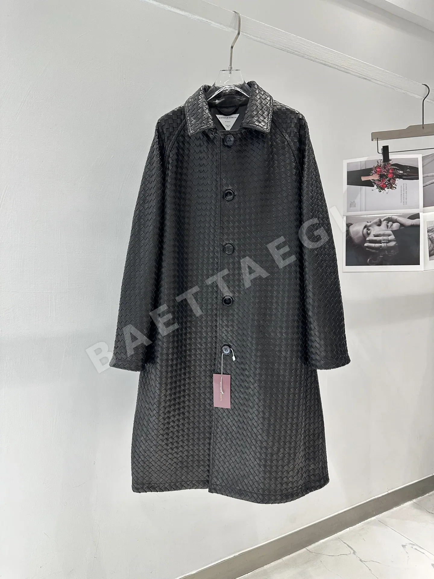 보테가베네타 램스킨 트렌치코트 자켓 206049