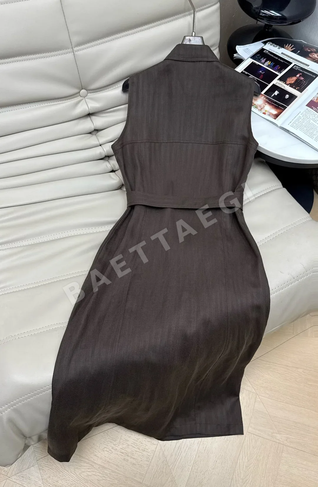 브루넬로쿠치넬리 린넨 벨트 원피스 상세 이미지 7