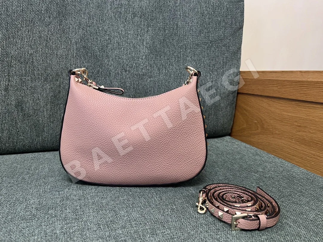 발렌티노 그레인 카프스킨 미니 호보 가방 43901