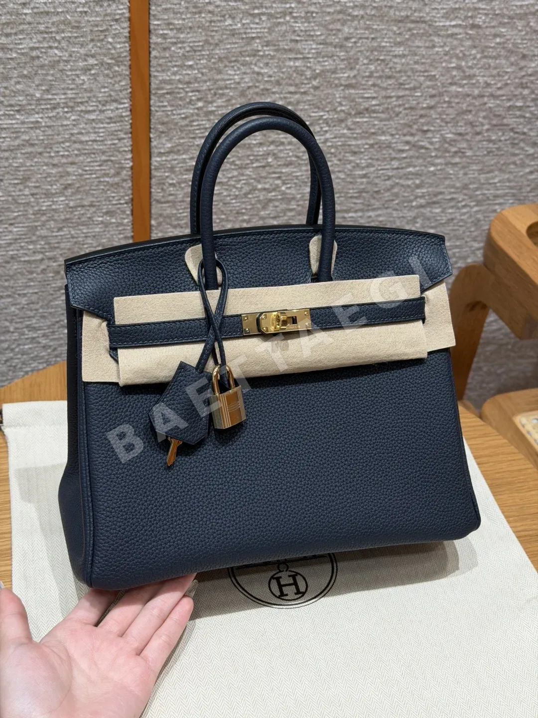에르메스 버킨 25 토고 가죽 가방 144792
