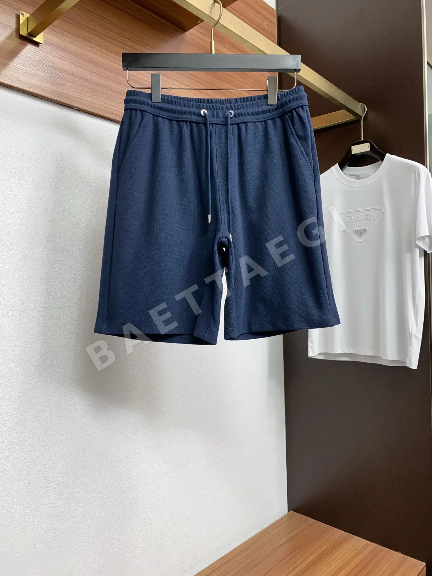 프라다 남성 반팔 폴로셔츠 상세 이미지 5