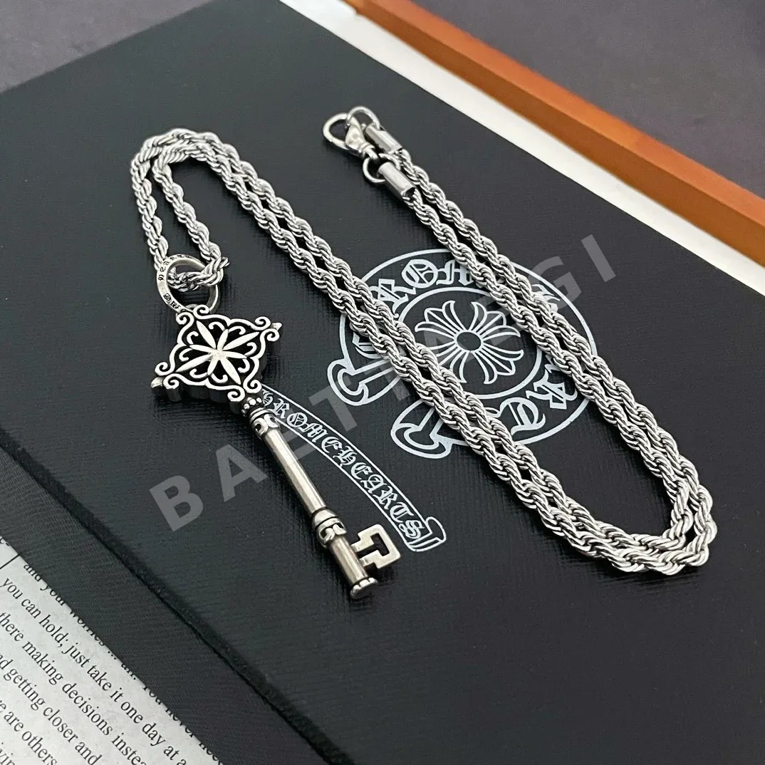 크롬하츠 스네이크 본 키플라워 펜던트 목걸이 상세 이미지 8