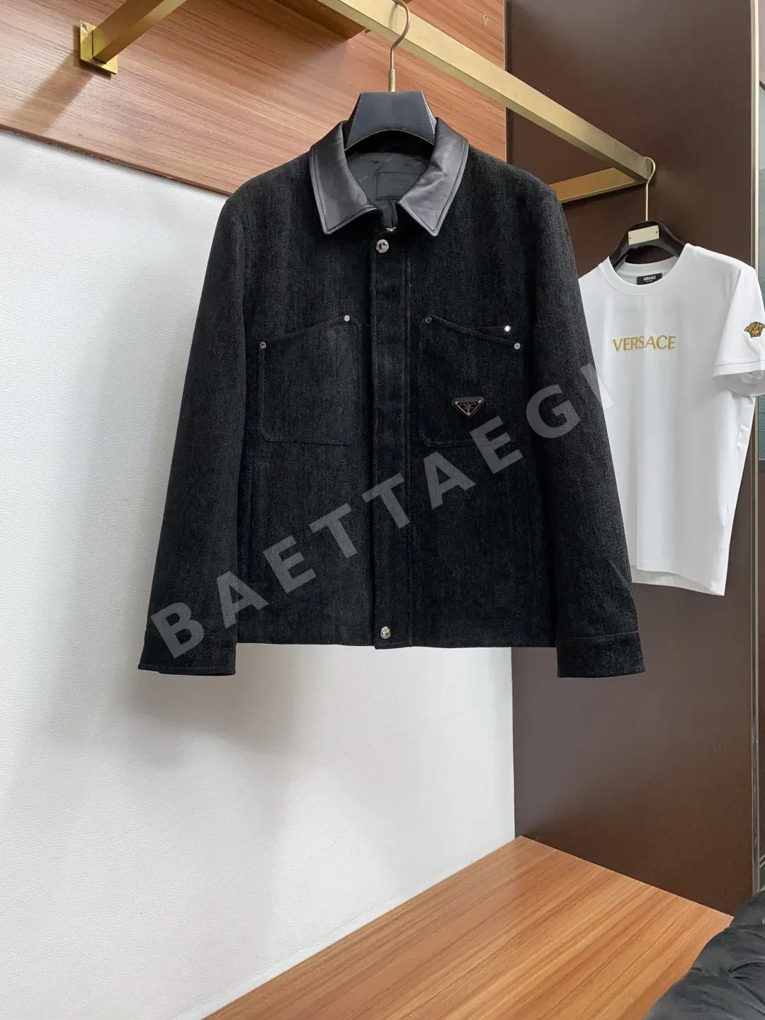 프라다 컬러 블록 자켓 146737