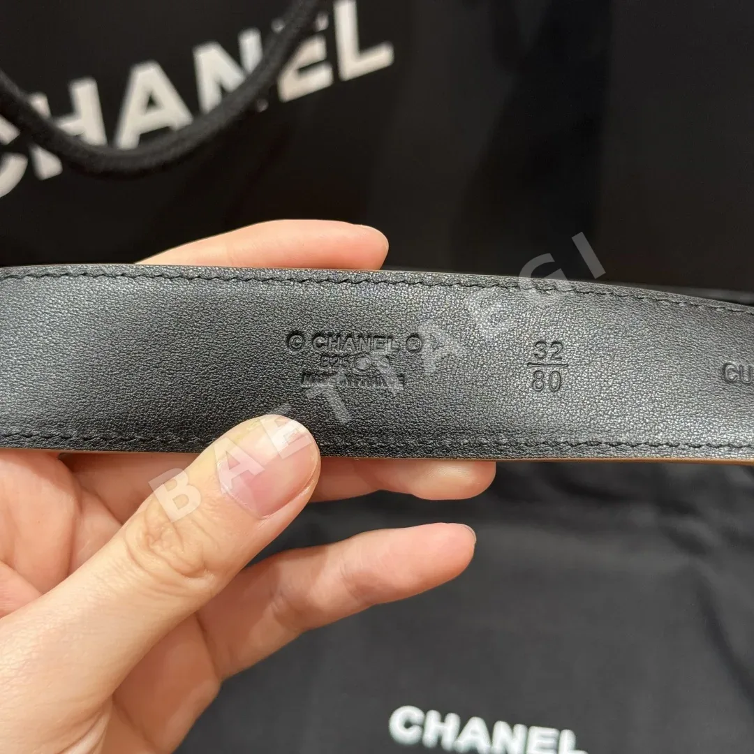 샤넬 램스킨 더블 C 로고 벨트 상세 이미지 7