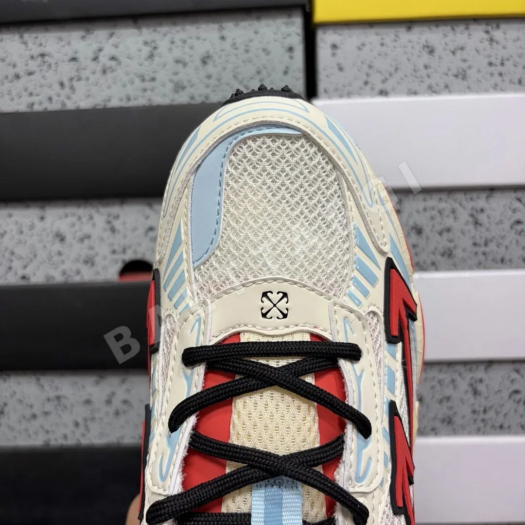 오프화이트 비 라이트 백 스카이블루 레드 202428 Off White Be Right Back 상세 이미지 9