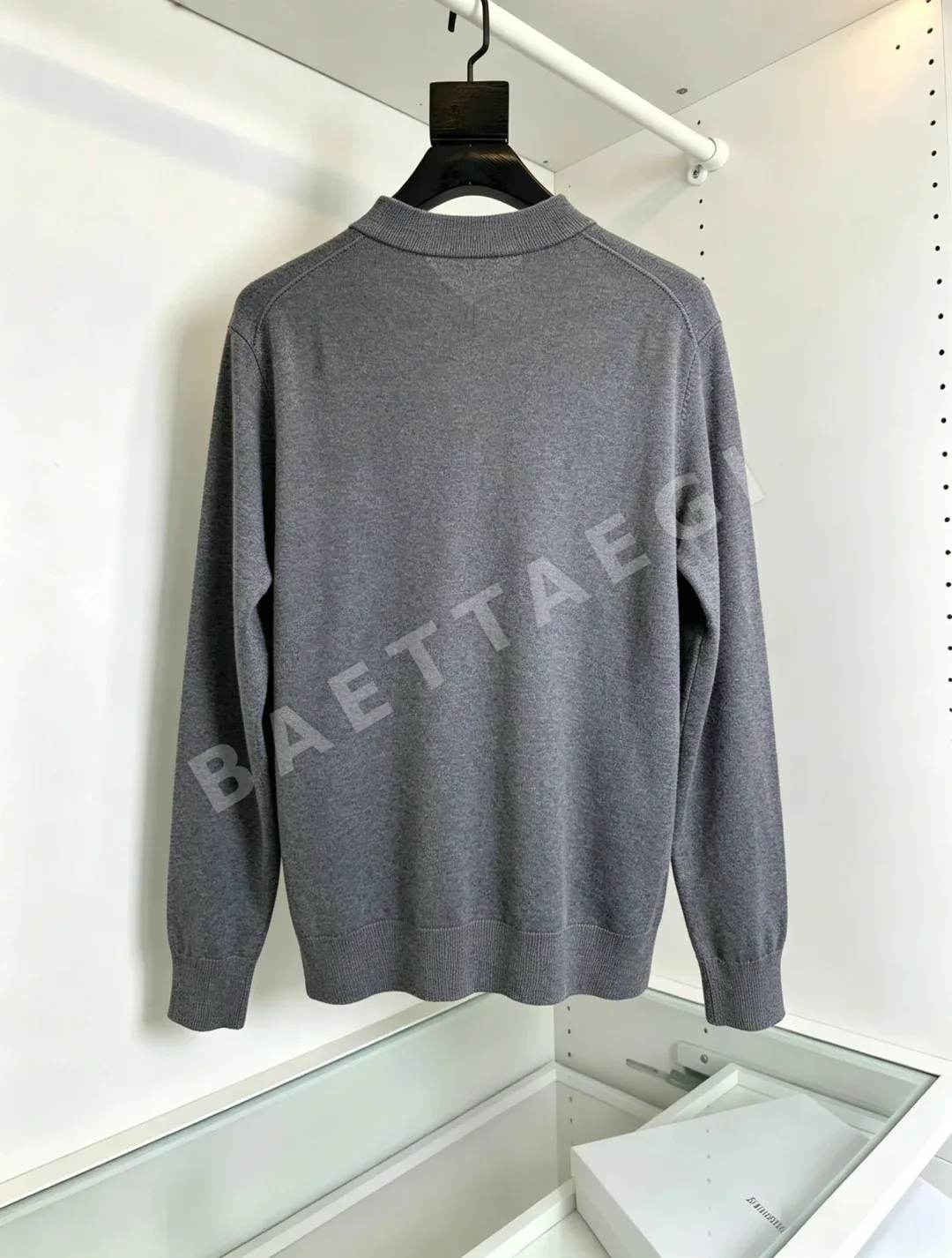 브루넬로쿠치넬리 텐셀울 폴로셔츠 긴팔 상세 이미지 2