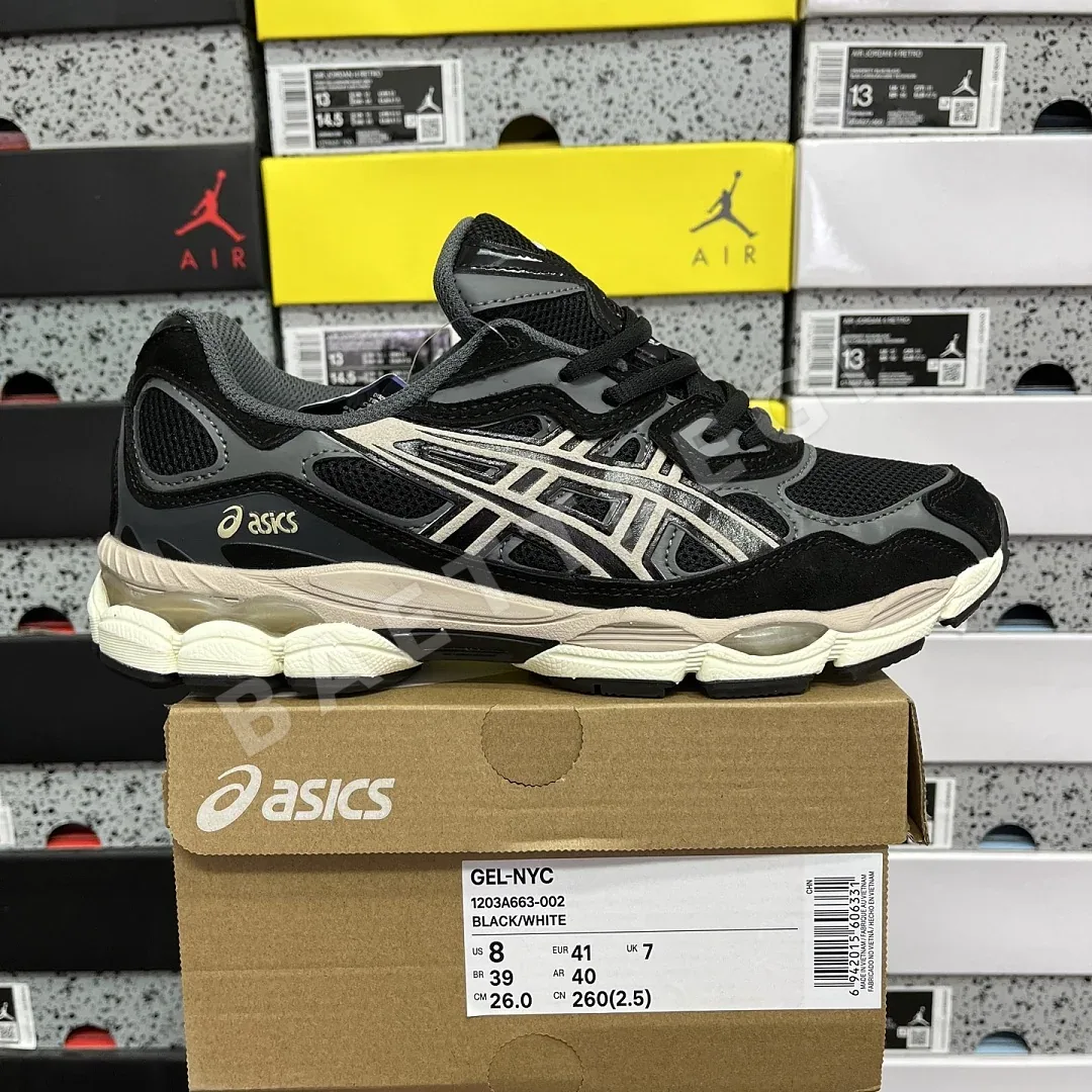아식스 [M] 젤 NYC 1203A663-002 200490 Asics Gel-NYC Black Cream