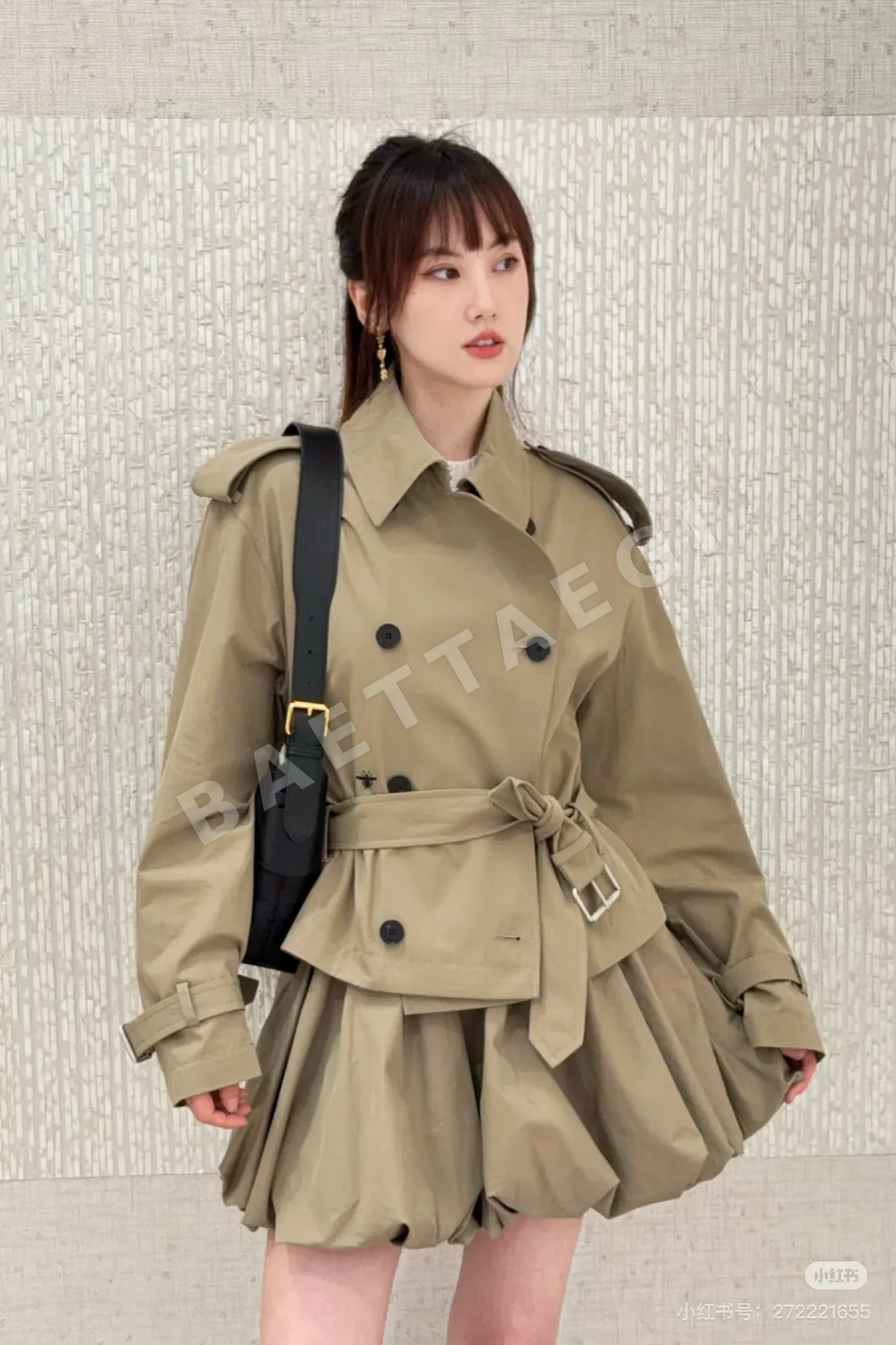 디올 더블 브레스티드 트렌치 코트 198170