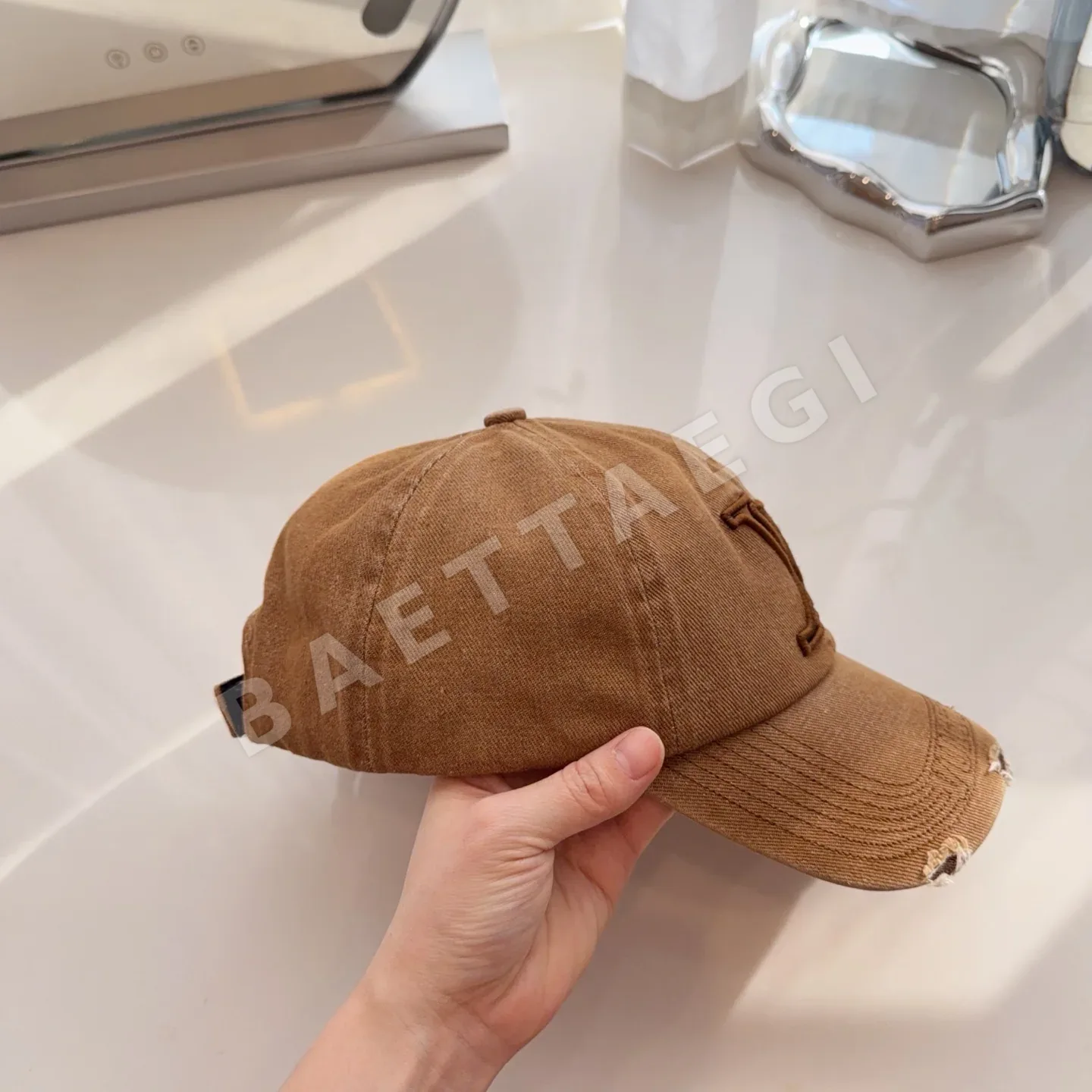 루이비통 데님 모노그램 야구모자 상세 이미지 5