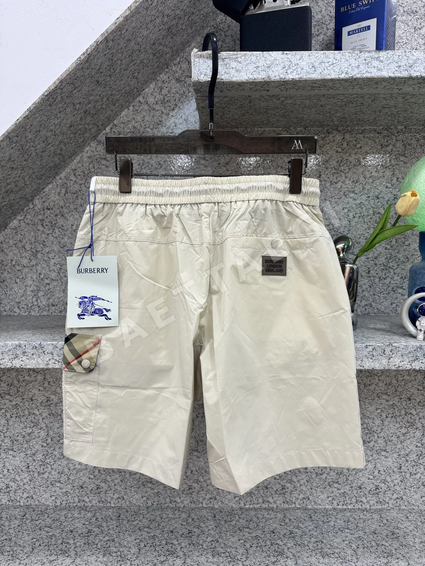 버버리 남성 릴렉스핏 반바지 상세 이미지 3