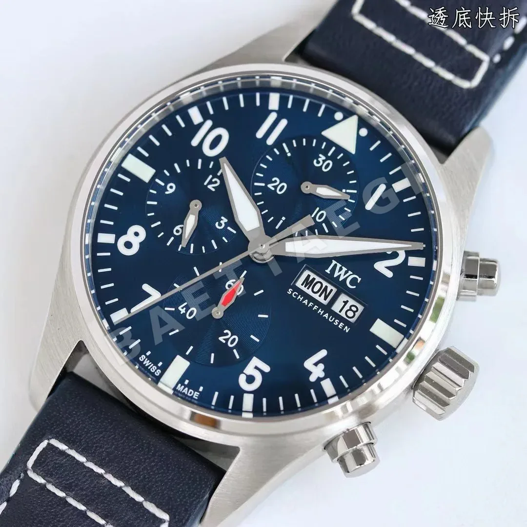 IWC 파일럿 페트로나스 그린 다이얼 시계 상세 이미지 3