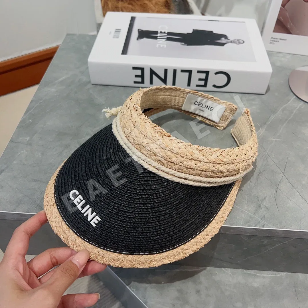 셀린느 오픈 탑 린넨 밀짚모자 상세 이미지 7