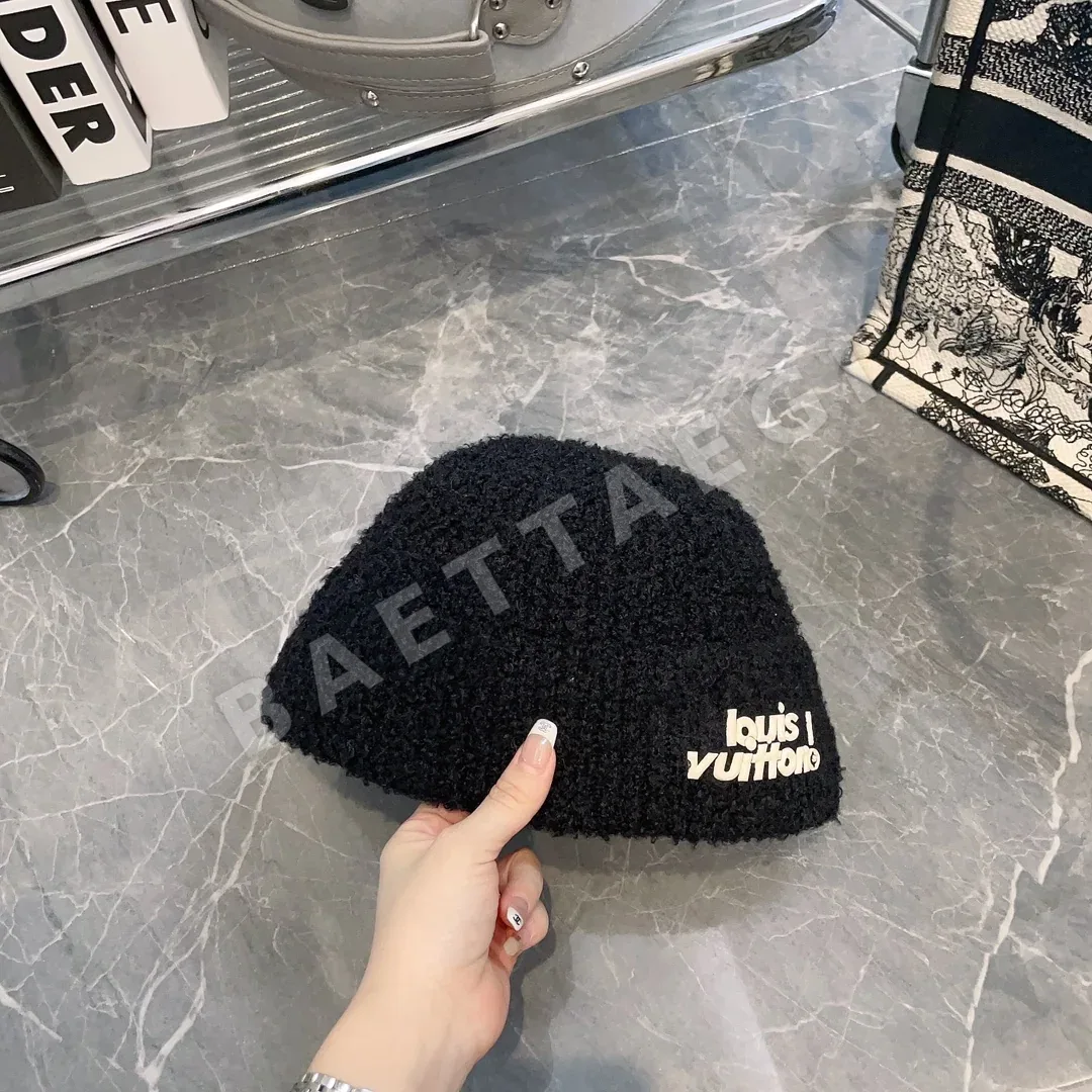 루이비통 램 울 니트 비니 모자 상세 이미지 5