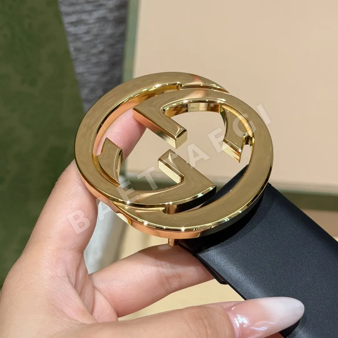 구찌 인터로킹 G 가죽 벨트 40mm 상세 이미지 3