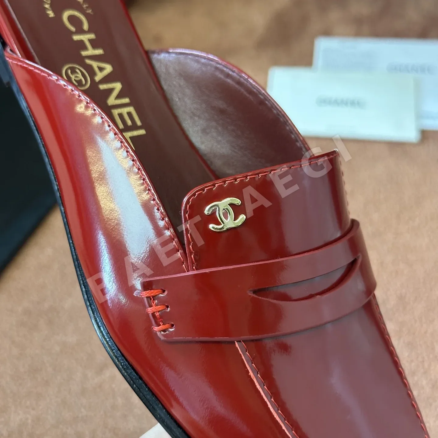 샤넬 더블 C 로고 로퍼 상세 이미지 5