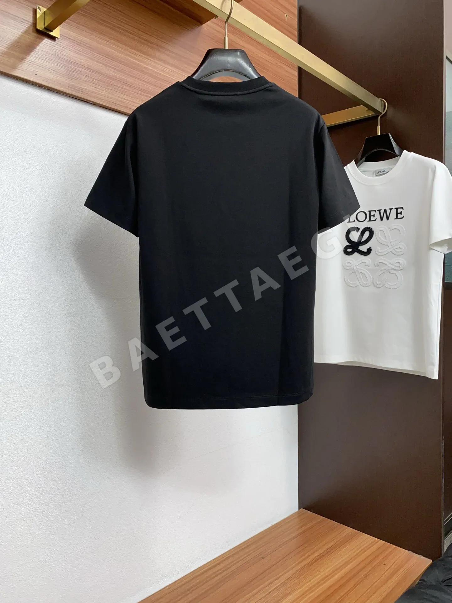 로에베 머서라이즈드 코튼 크루넥 반팔 티셔츠 상세 이미지 10