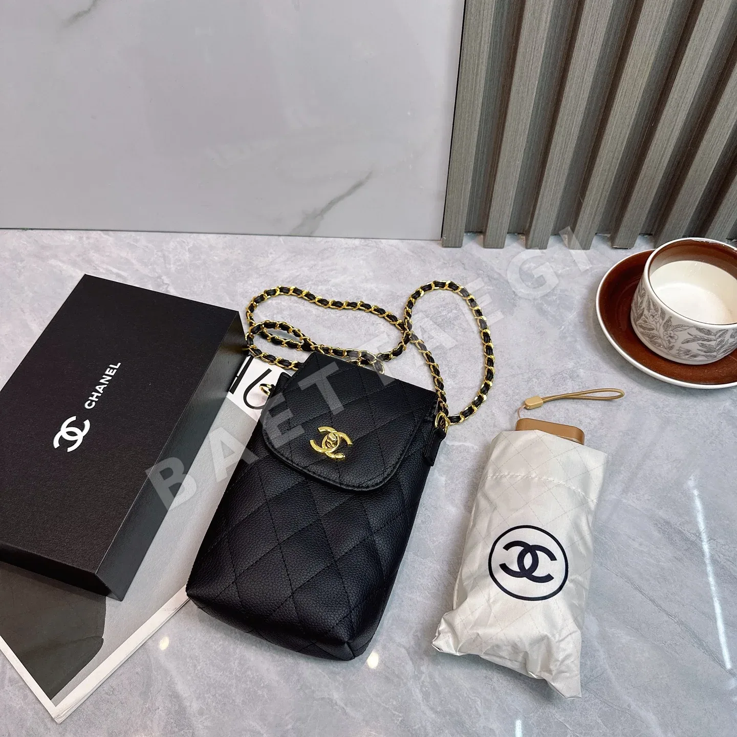 샤넬 패치워크 5단 우산 체인 백 세트 85344