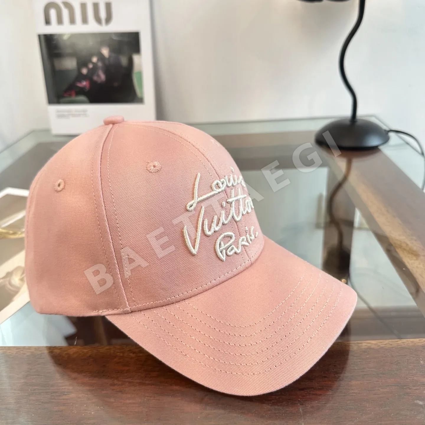 루이비통 LV 로고 야구모자 상세 이미지 3