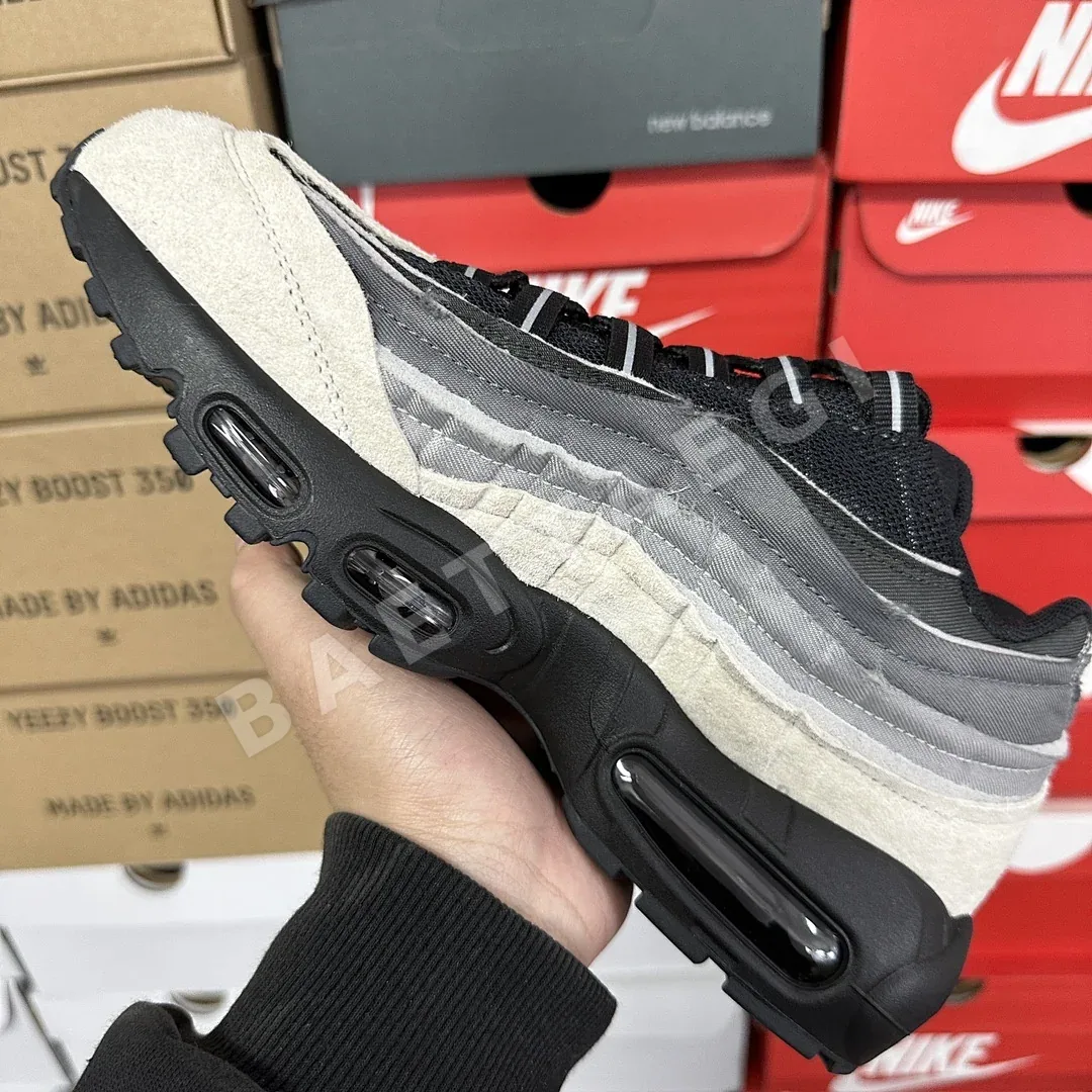 나이키 [GX] 에어 맥스 95 CU8406-101 201215 Nike Air Max 95 Comme Des Garcons Black Grey 상세 이미지 10