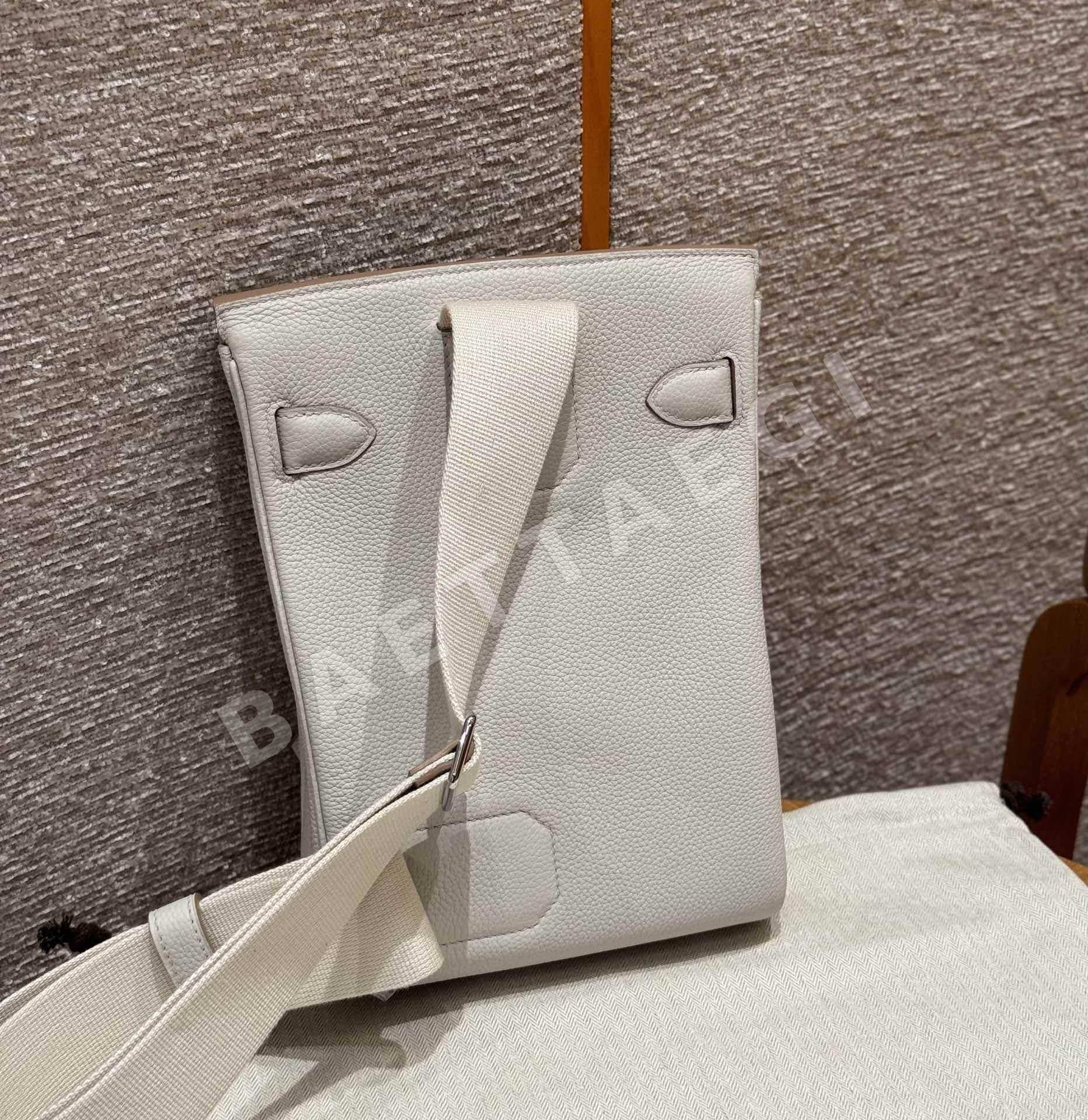 에르메스 핵 아 도 밀키 그레이 토고 가죽 백팩 상세 이미지 2