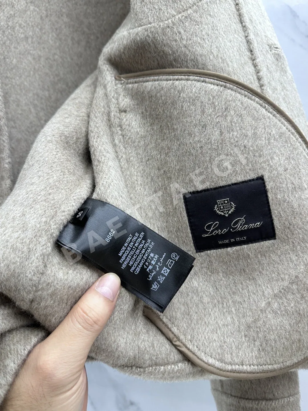 로로피아나 남성 라펠 자켓 상세 이미지 9