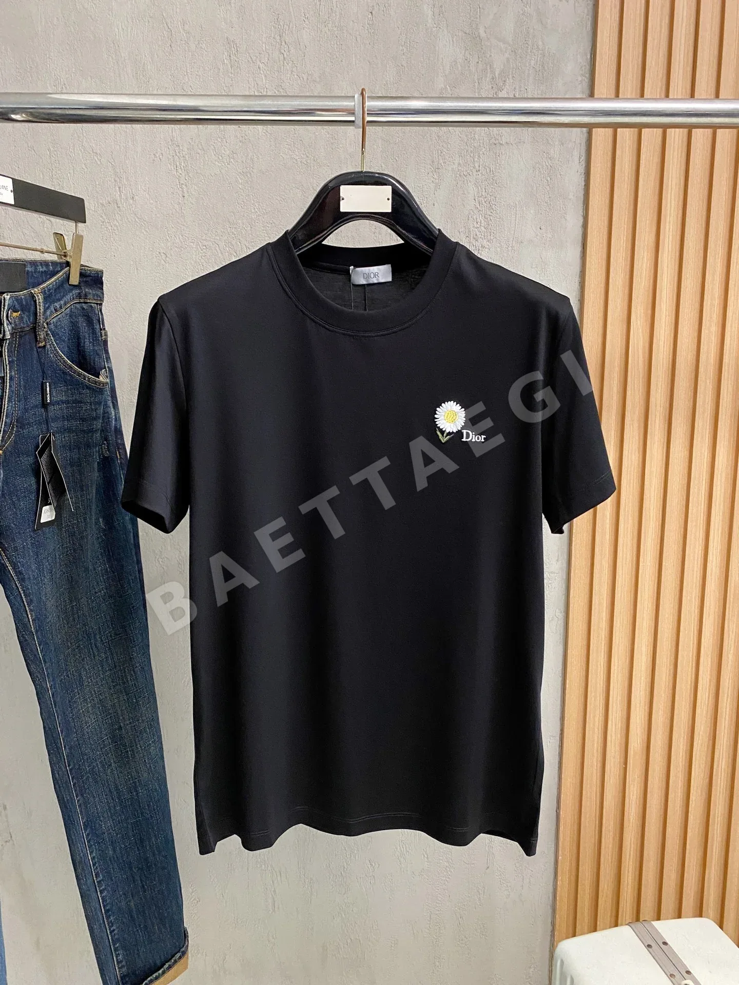 디올 남성 크루넥 반팔 티셔츠 47550
