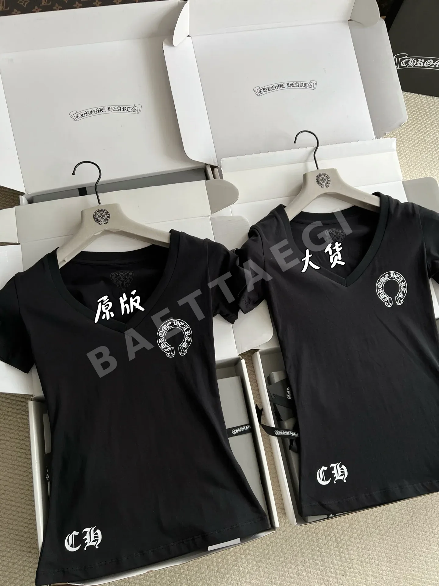 크롬하츠 여성 반팔 티셔츠 상세 이미지 6
