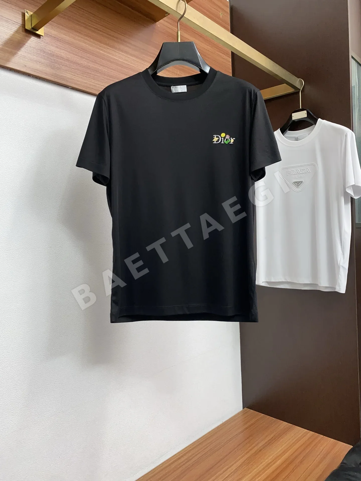 디올 로고 코튼 남성 반팔 티셔츠 148704