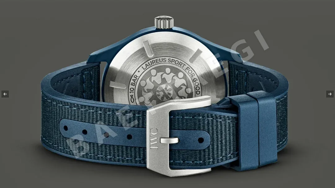 IWC 블루 가스화 지르코니아 세라믹 남성 시계 상세 이미지 5