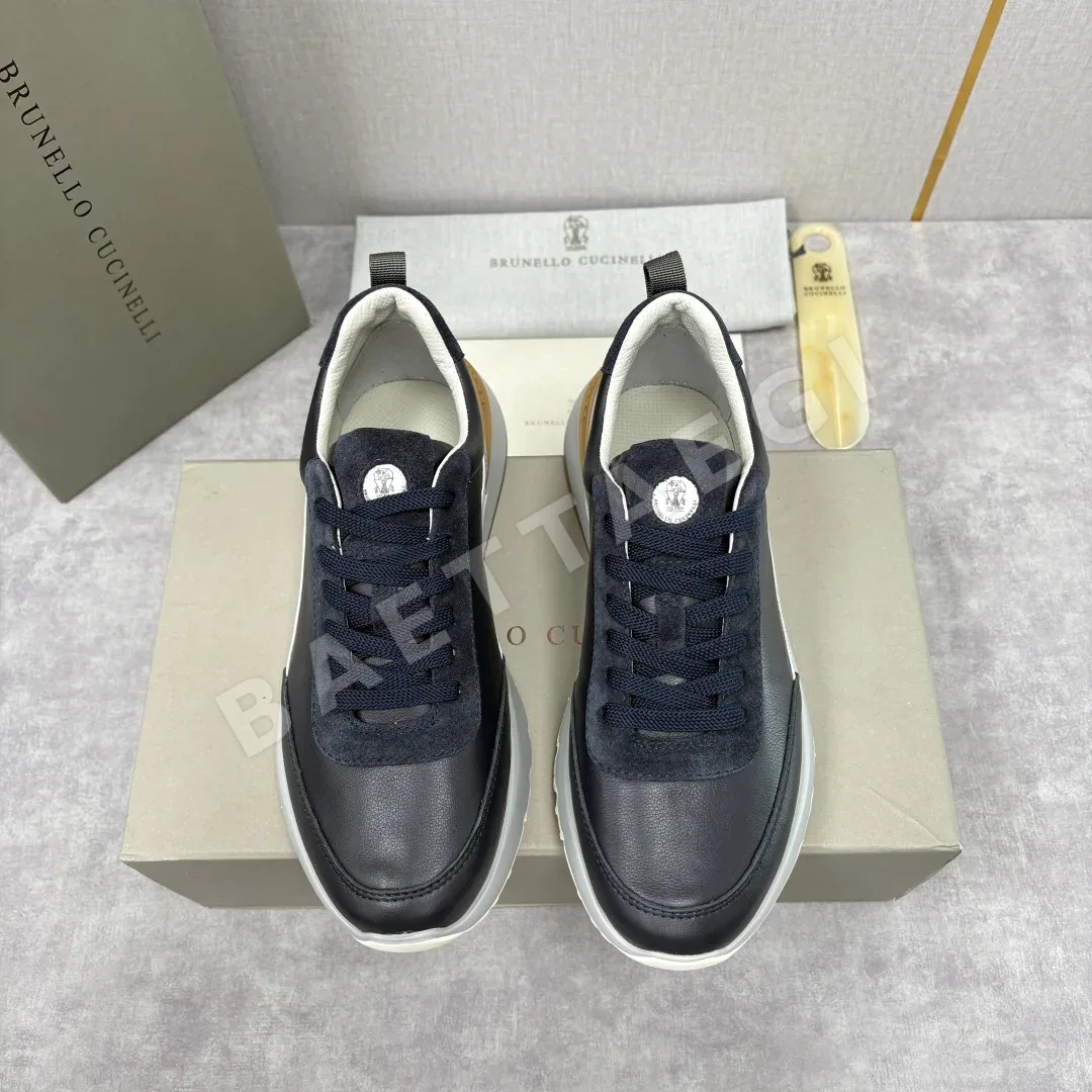 브루넬로쿠치넬리 컬러 블록 로우탑 스니커즈 9719