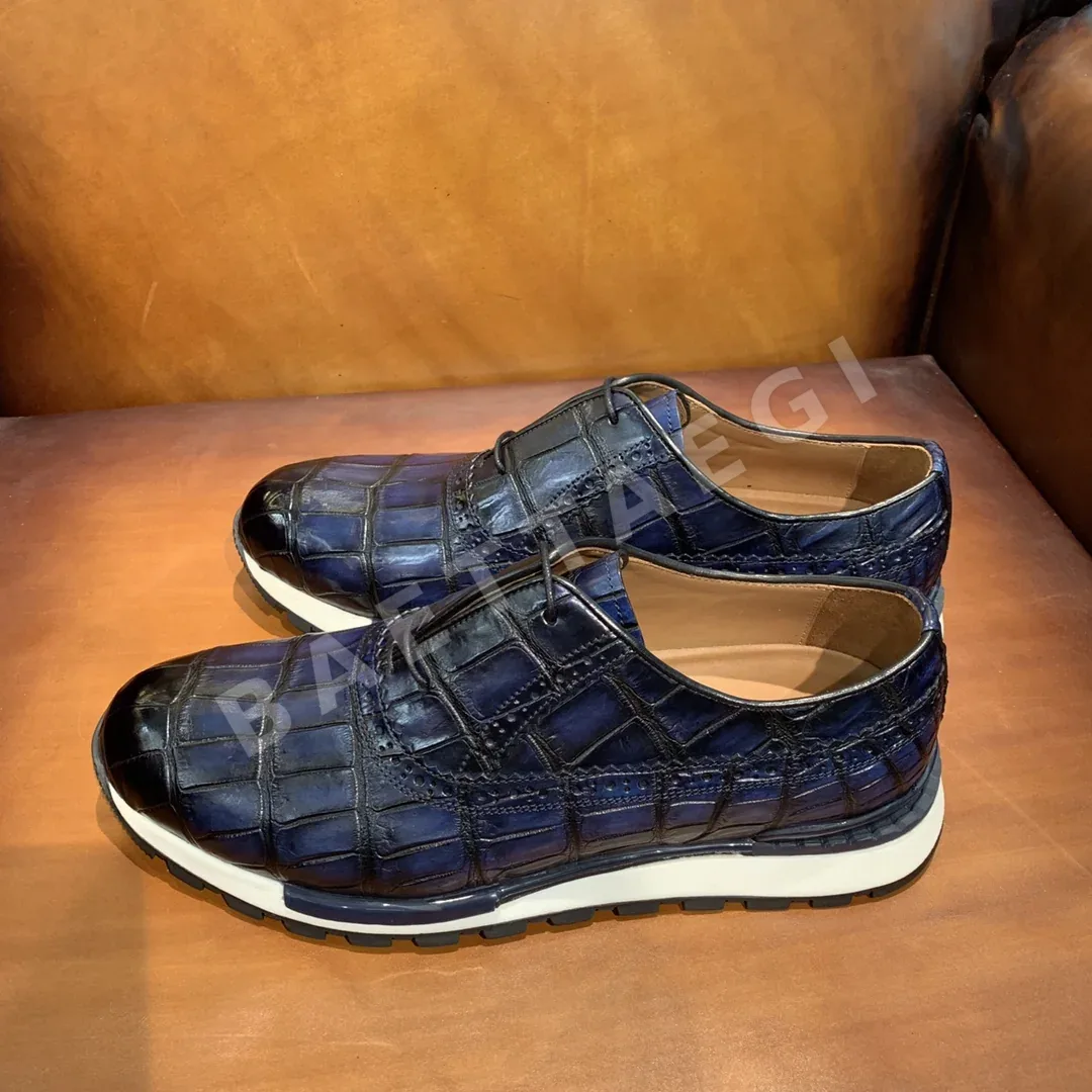 벨루티 로퍼 가죽 그라데이션 컬러 상세 이미지 5
