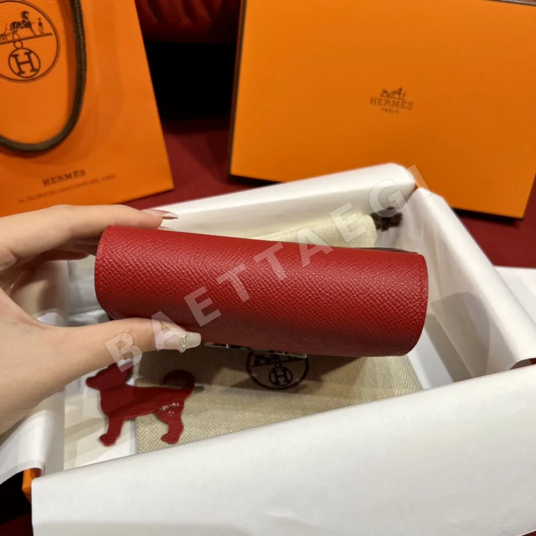 에르메스 콘스탄스 엡솜 야자 프린트 숏 지갑 상세 이미지 7