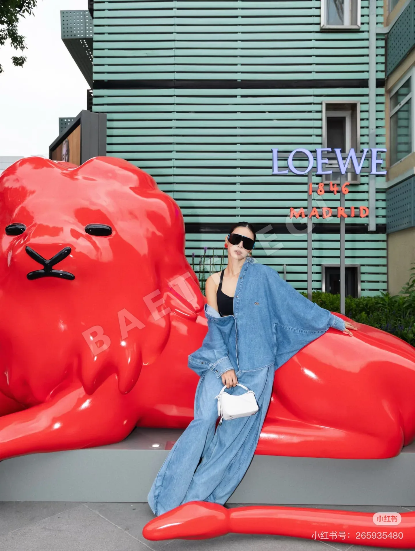 로에베 오버사이즈 데님 셔츠 상세 이미지 4