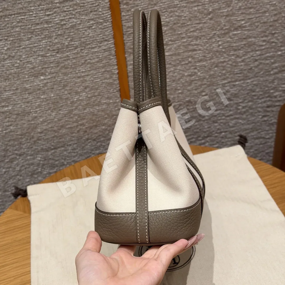 에르메스 가든파티 미니 캔버스 가방 상세 이미지 2