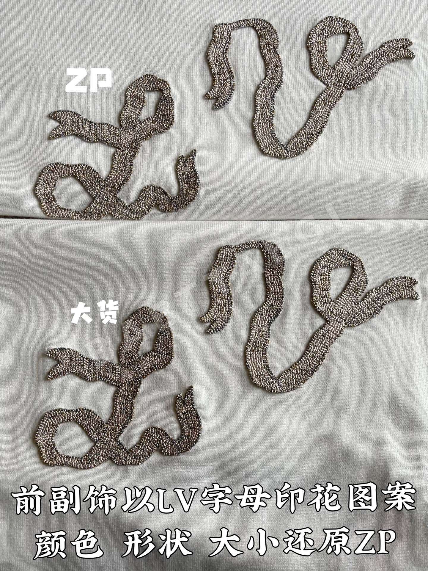 루이비통 면 여성 반팔 티셔츠 상세 이미지 6