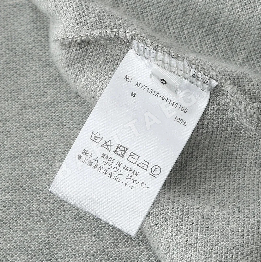 톰브라운 긴팔 웨빙 폴로셔츠 상세 이미지 8