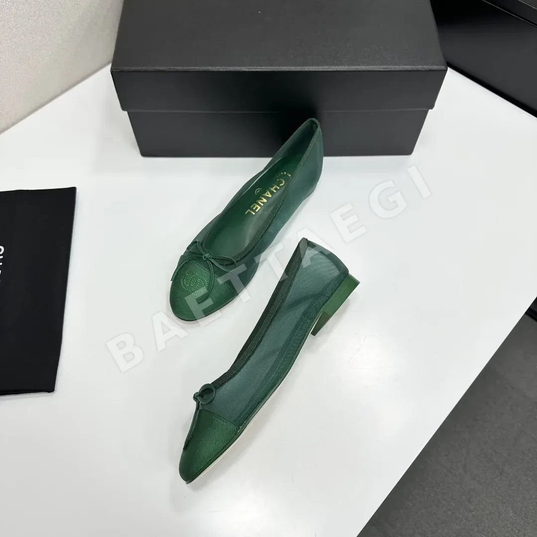 샤넬 클래식 슬링백 플랫 오픈토 신발 상세 이미지 6