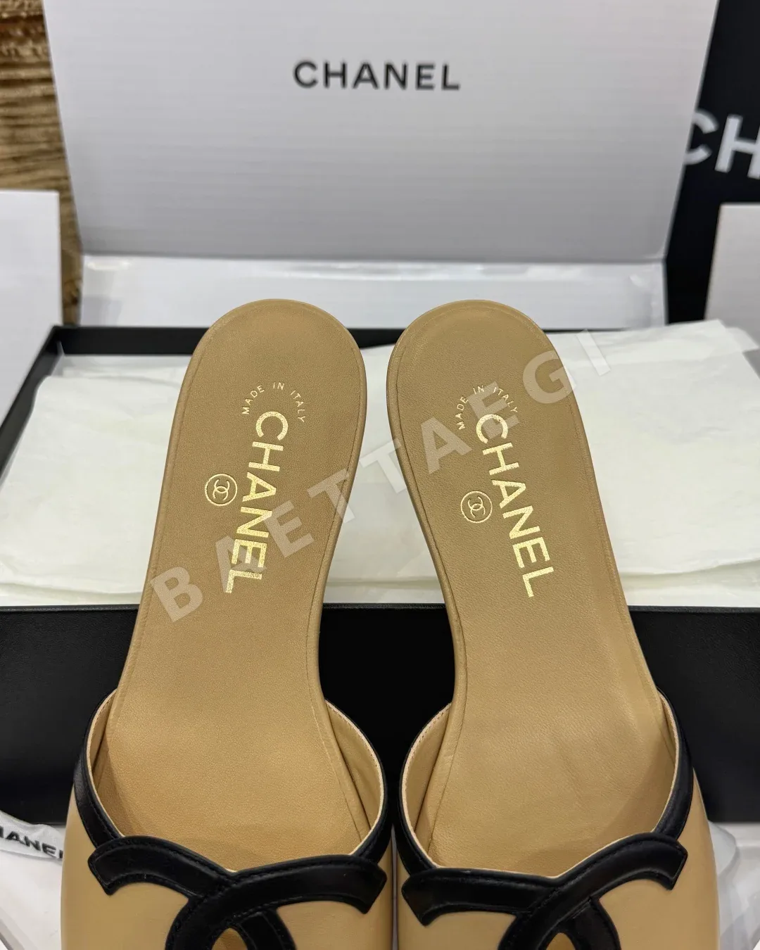 샤넬 더블 C 가죽 샌들 26S 상세 이미지 8