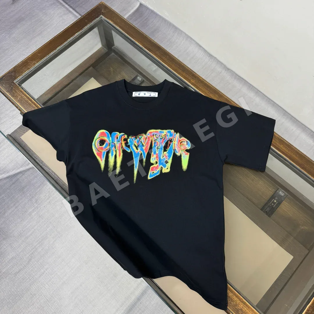오프화이트 남성 반팔 티셔츠 87204