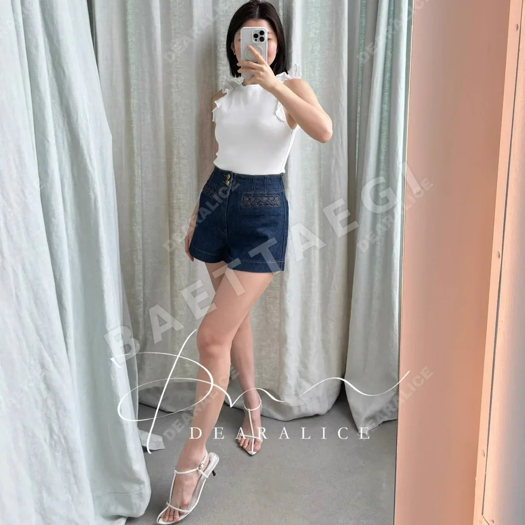 짐머만 프릴 민소매 여성 반팔 티셔츠 상세 이미지 6