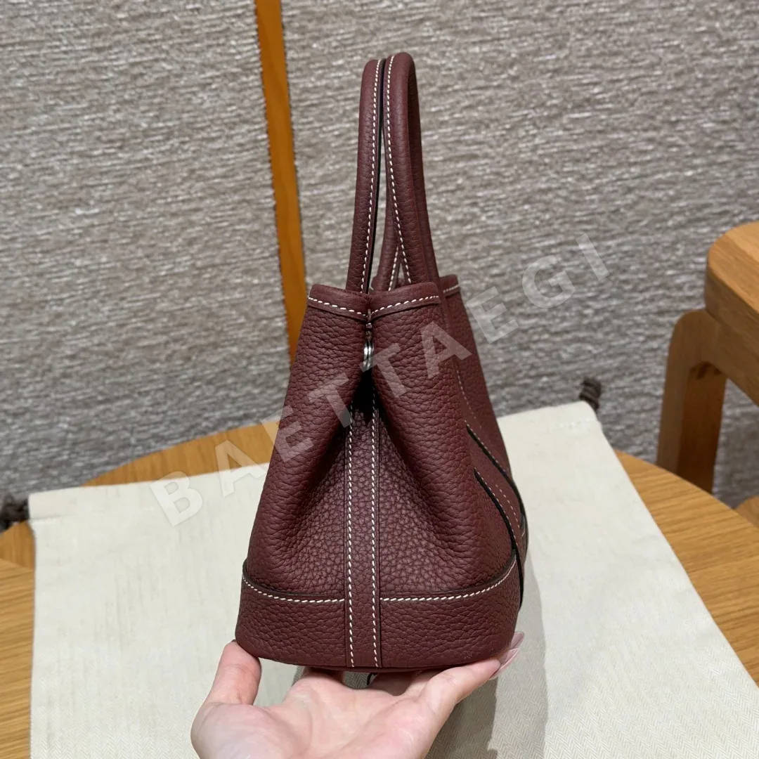 에르메스 가든파티 23 네고다 가죽 가방 상세 이미지 3