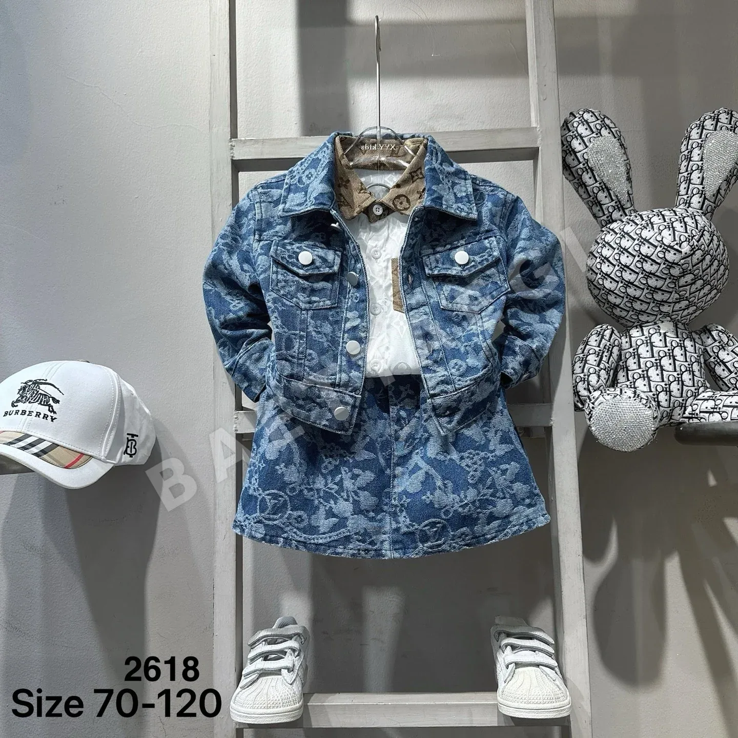 루이비통 벨트 스포츠 팬츠 세트 남아 키즈 상세 이미지 5