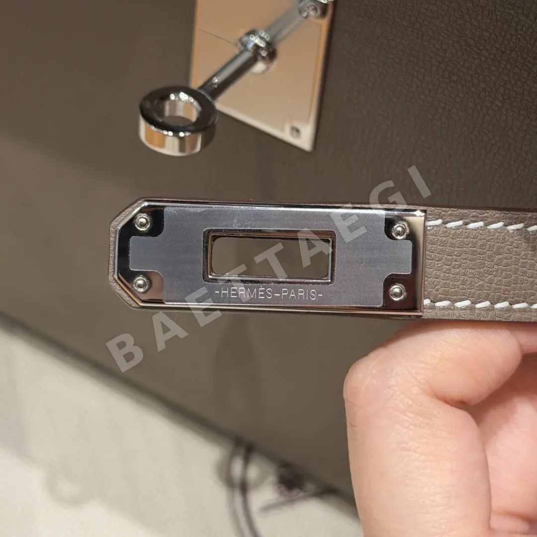 에르메스 켈리 엘란 실버 H형 언더암 가방 상세 이미지 9
