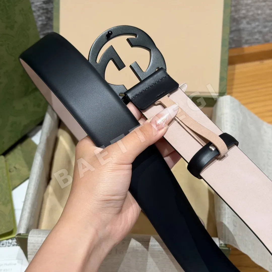 구찌 인터로킹 G 가죽 벨트 40mm 상세 이미지 9
