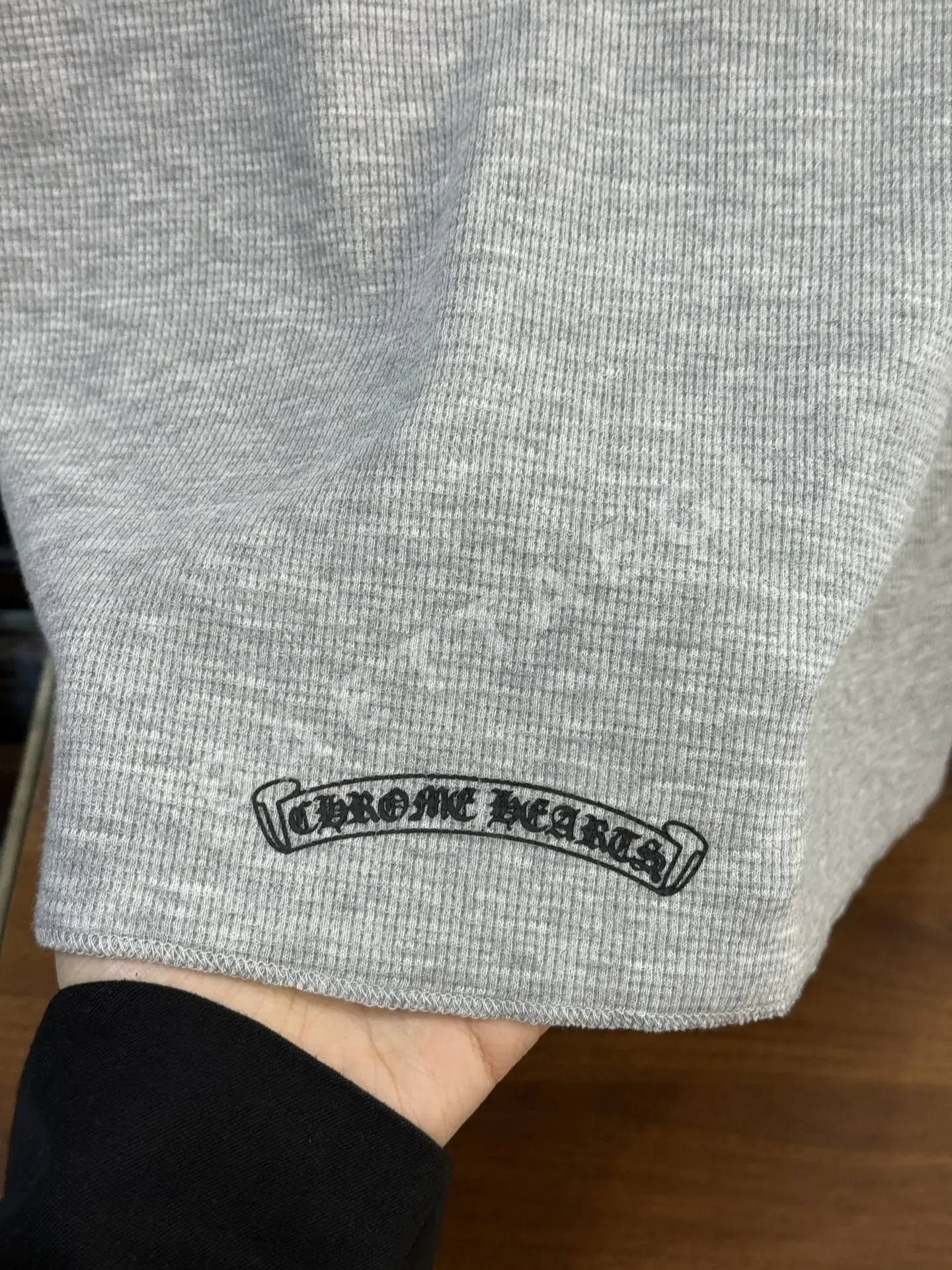 크롬하츠 말굽 와플 남성 긴팔 티셔츠 상세 이미지 3