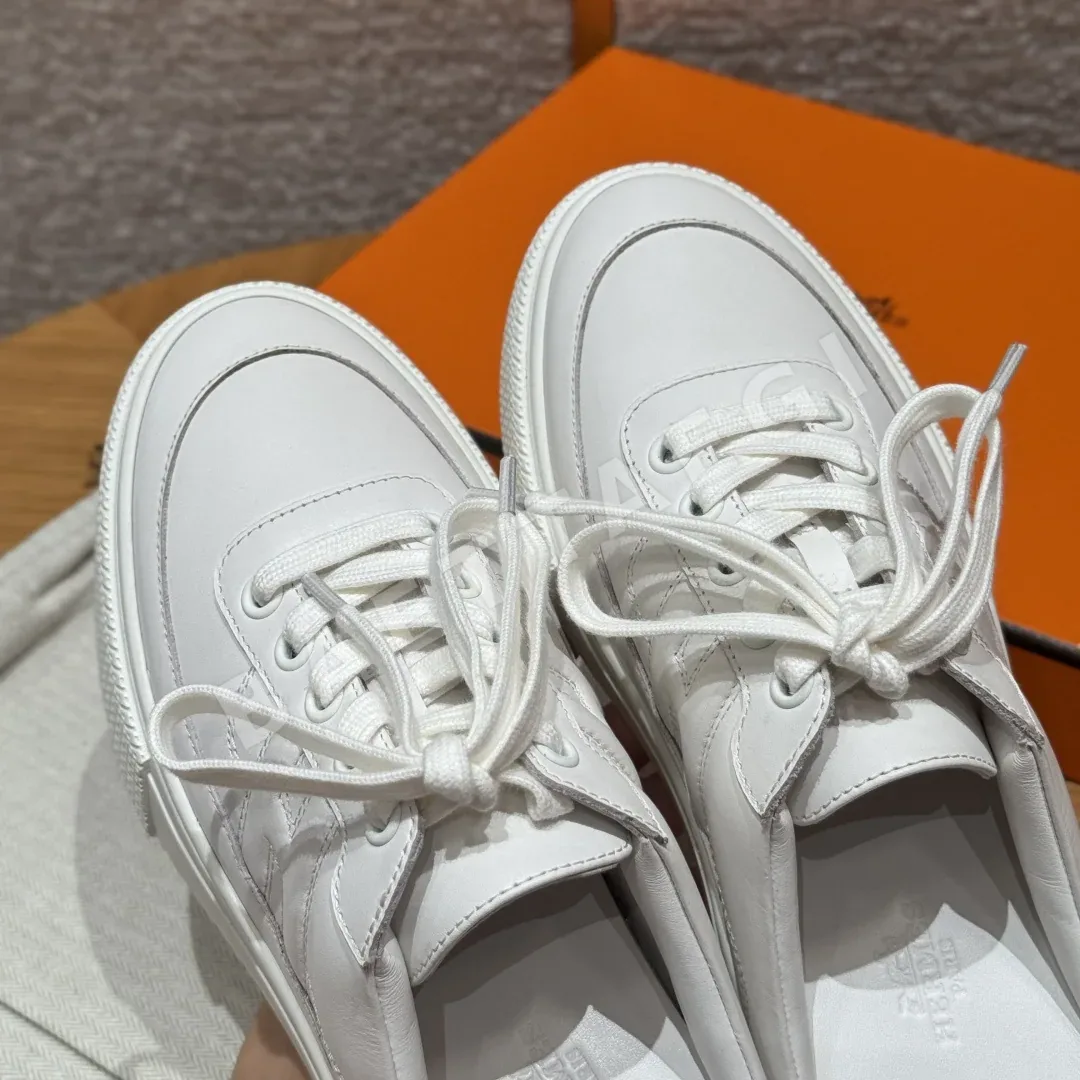 에르메스 킵 샌들 화이트 카프스킨 상세 이미지 2