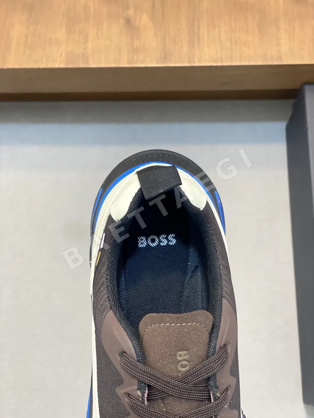 보스 스니커즈 가죽 BOSS 로고 프린트 상세 이미지 7